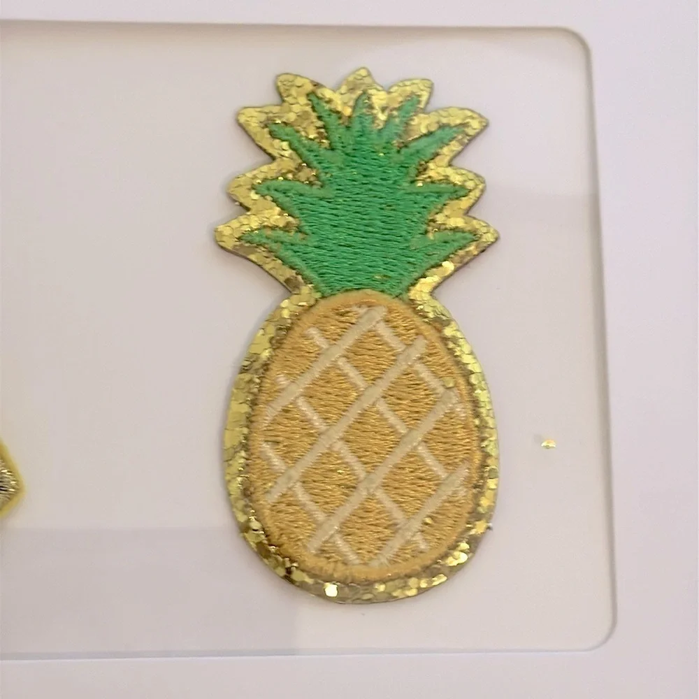 J. Crew Fruit sticker patches set-of-three